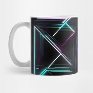 Neon light pattern Mug